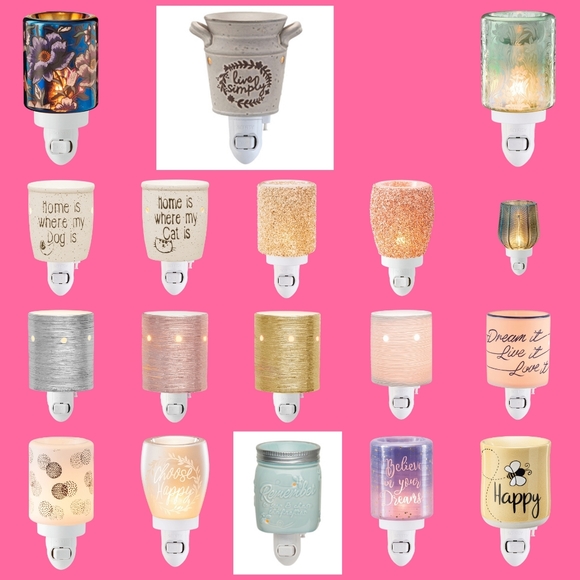 Mini night light warmers+wax bundle - Picture 1 of 3